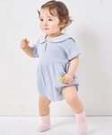 ベビー服 ロンパース 「さらっとワッフル」「ベ...の詳細画像2