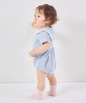 ベビー服 ロンパース 「さらっとワッフル」「ベ...の詳細画像5