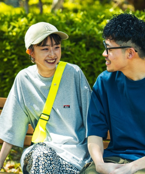 NANGA tシャツ 「NANGA/ナンガ」 別注 ワンポイントロゴ刺繍