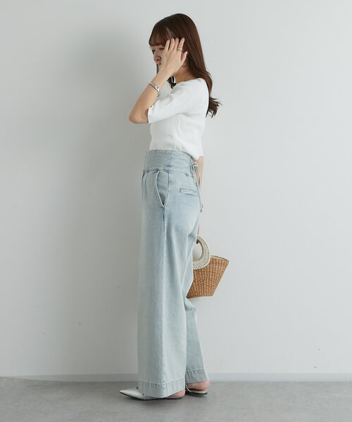 充実の品 Bonbon boutique La ニット 「名品・美人見え」クール セーター トップス