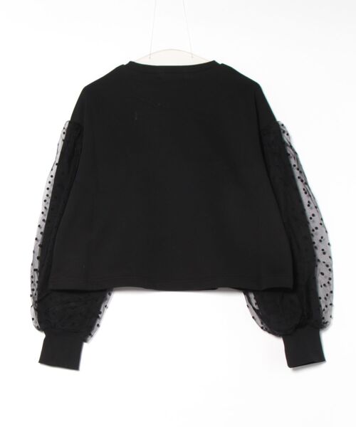 tシャツ ドットフロッキードッキング リラックス カットソー Prima Scherrer plus レディース Prima Scherrer tシャツ ドットフロッキードッキング リラックス