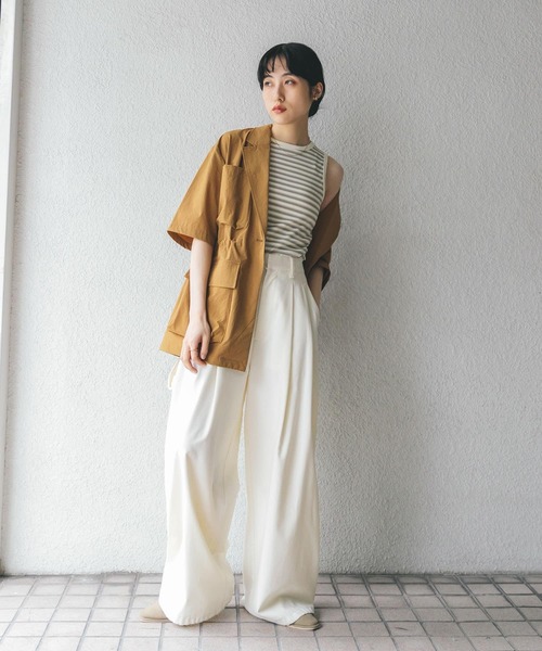 KBF（ケービーエフ） タンクトップ ノースリーブ クロップドタンク
