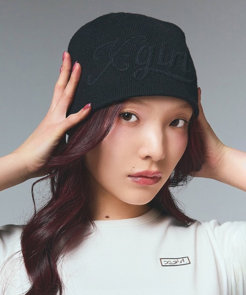 帽子 キャップ 日常組×ZOZOTOWN クロノア 猫耳ニット帽