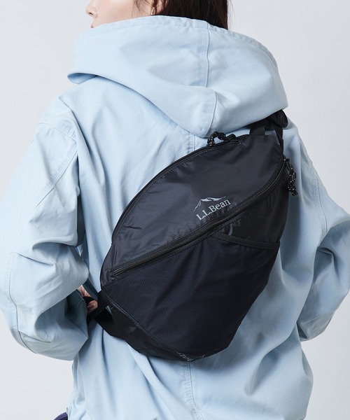 00s LLBEAN ナイロンギミックショルダーバッグ L.L.Bean 「L.L.Bean」 ショルダーバッグ FREE ブラック