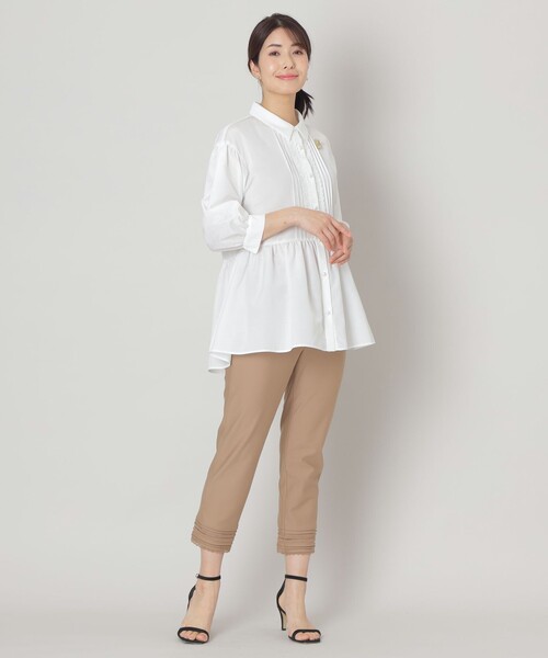 TO BE CHIC パンツ ポリエステルストレッチ レディース