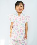 浴衣 フリルソデジンベイスーツ キッズ 子供 女の子の詳細画像3