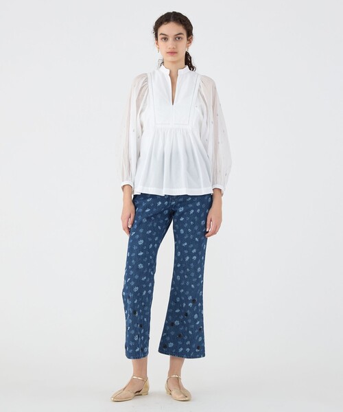 別注】ne Quittez pas BLACK FINE POPLIN シャツ