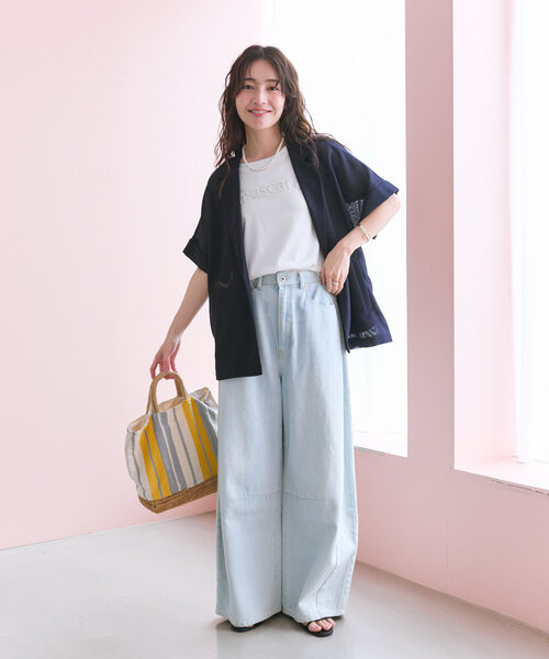 La boutique Bonbon tシャツ 「最強愛されパールロゴ」パール