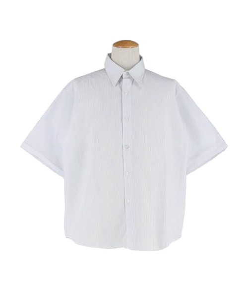 coca（コカ） シャツ 「WEB限定セール」タイプライターストライプ半袖