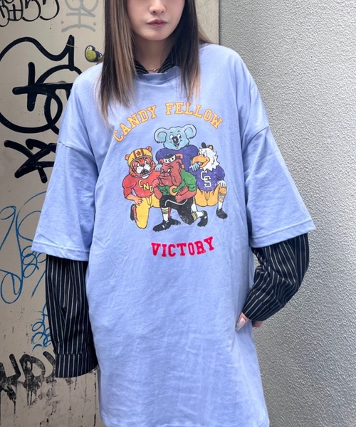 tシャツ CANDY FELLOW BIG BIG Tシャツ レディース メンズ | Candy Stripper | 03