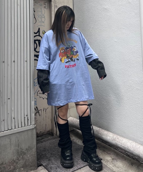 Candy Stripper tシャツ CANDY FELLOW BIG Tシャツ レディース