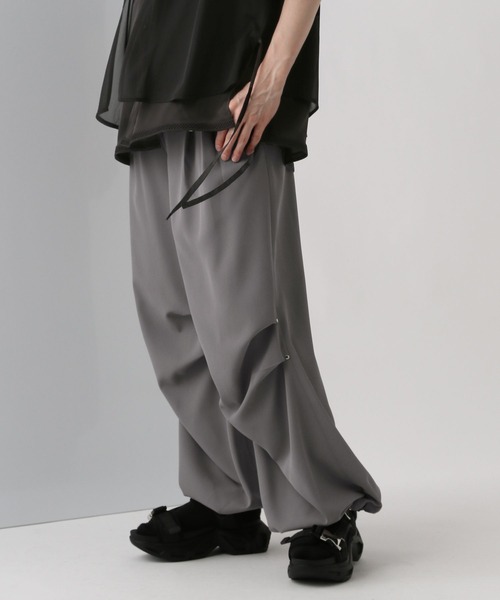 【HARE】ワイドレッグパンツ HARE パンツ 「SET UP対応」ワイドレッグパンツ(HARE) メンズ