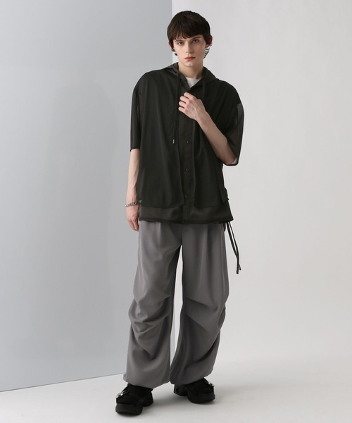 HARE パンツ 「SET UP対応」ワイドレッグパンツ(HARE) メンズ