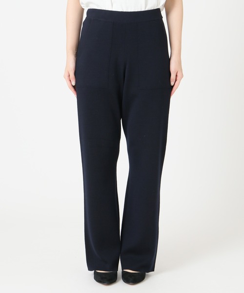 SLOBE IENA（スローブイエナ） イージーパンツ 38 ネイビー レディース