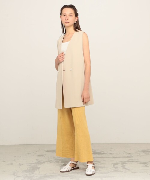 Ballsey ダブルボタン ノースリーブベスト サイズ36 Ballsey 「BALLSEY」 ベスト 36 ネイビー レディース : ZOZOTOWN
