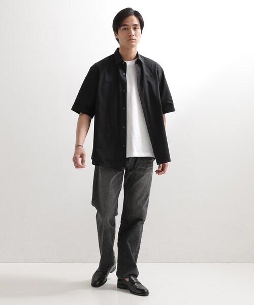 TAKEO KIKUCHI（タケオキクチ） シャツ 半袖 「LIMITED」ワンポイント
