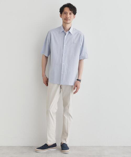 TAKEO KIKUCHI（タケオキクチ） シャツ 半袖 「LIMITED」ワンポイント