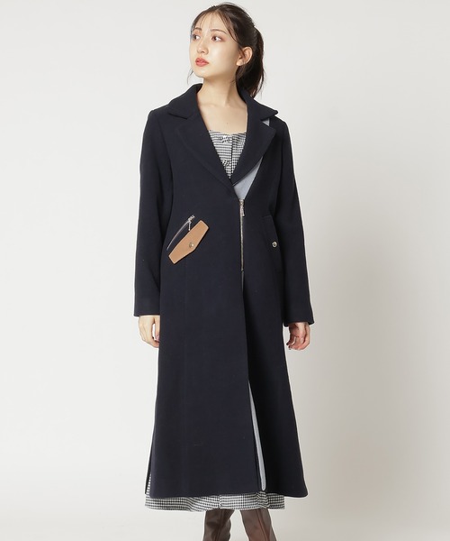 REDYAZEL（レディアゼル） ステンカラーコート MEDIUM ネイビー