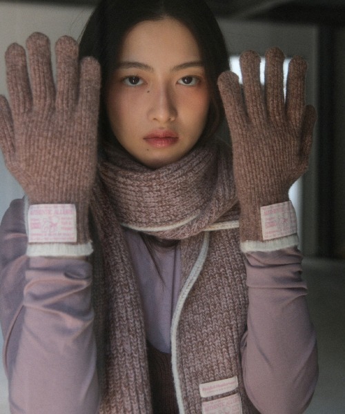 「ROCKFISH WEATHERWEAR」 手袋 FREE ピンク レディース_画像4