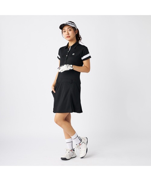 FILA GOLF ワンピース フィラゴルフ ゴルフウェア ブランド ロゴ 吸汗