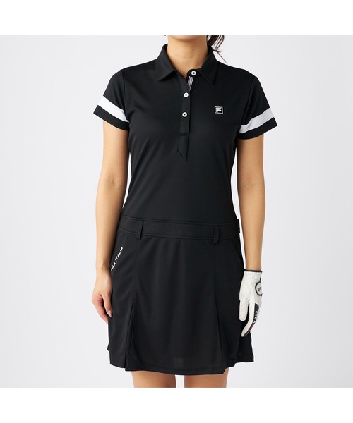 【美品】FILA GOLF フィラ ゴルフ ゴルフウェア ゴルフワンピース FILA GOLF ワンピース フィラゴルフ ゴルフウェア ブランド ロゴ 吸汗