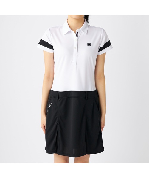 FILA GOLF ワンピース フィラゴルフ ゴルフウェア ブランド ロゴ 吸汗