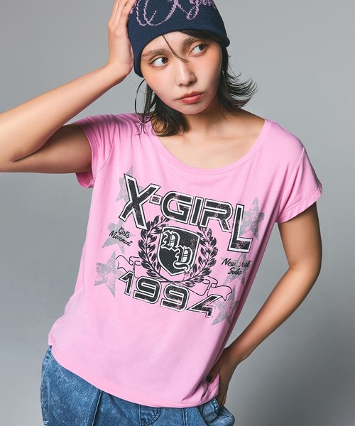tシャツ STAR AND EMBLEM S/S TEE レディース