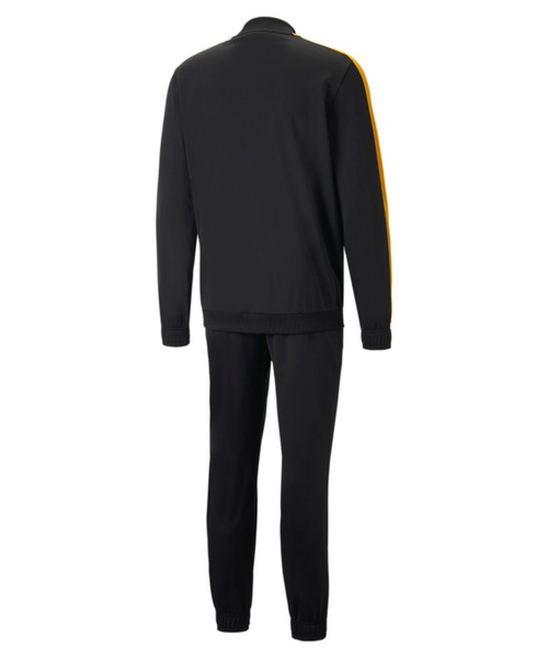 PUMA ブラック セットアップ プーマ PUMA メンズ ジャージ上下セット フーデッド ポリ スーツ