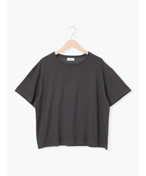 Samansa Mos2（サマンサモスモス） tシャツ 半袖 オーガンジー刺繍T