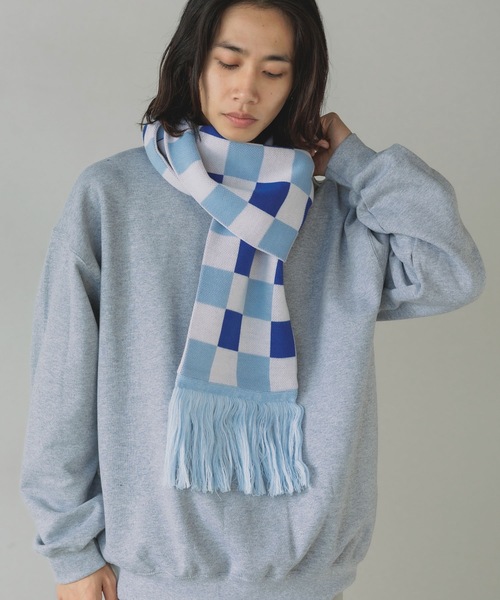 66° NORTH facetasm 花柄ダウンマフラー 66° NORTH facetasm 花柄