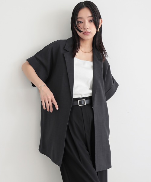 for/c（フォーシー） コート アウター リネンライクシアージャケット 