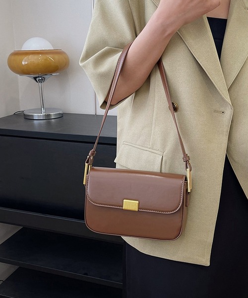 ROOP TOKYO ショルダーバッグ バッグ フラップショルダーゴールド金具