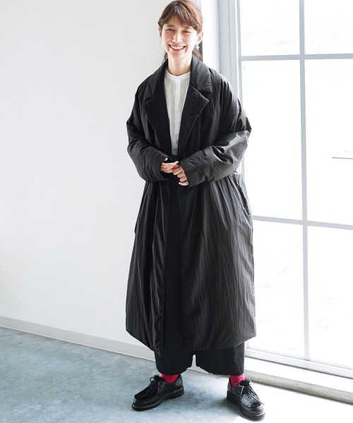 Sunny Clouds サニークラウズ ふんわり 極軽ダウンコート 黒 LL サニークラウズ 極軽ダウンのハーフコート〈レディース〉｜Sunny