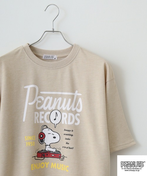 PEANUTS トレーナー スウェット ミュージック ミニ裏毛トレーナー