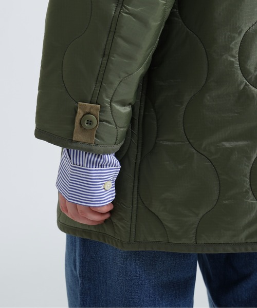 AVIREX USA 70s モッズコート カーキ L キルティングライナー AVIREX