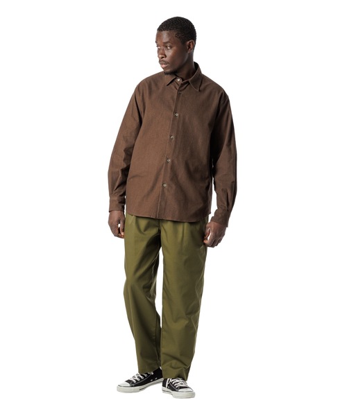 アトリエさん　ネルシャツ BLUEPORT】Seaman's HEAVY NEL SHIRT シーマンズ へビーネルシャツ