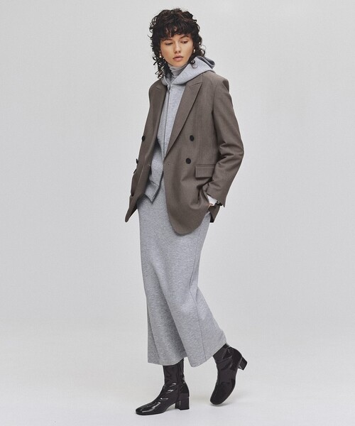 「UNFILO」 ジップアップパーカー MEDIUM ベージュ レディース_画像7