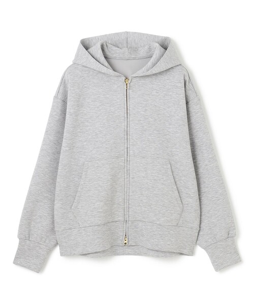 「UNFILO」 ジップアップパーカー MEDIUM ベージュ レディース_画像8
