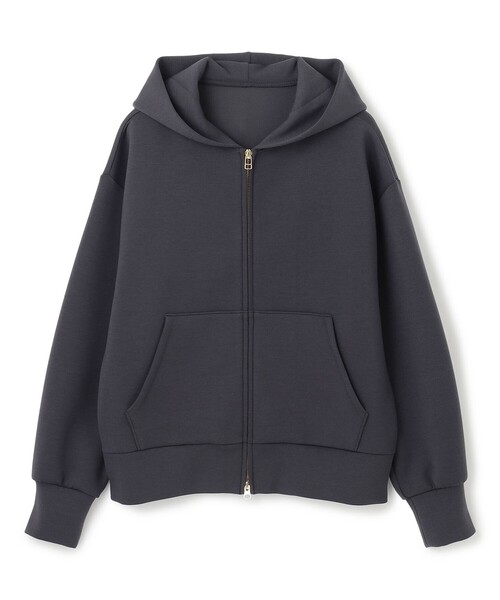 「UNFILO」 ジップアップパーカー MEDIUM ベージュ レディース_画像9