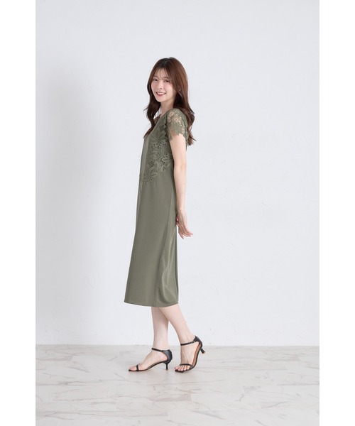 ワンピース しょこ tocco closet ワンピース 「ZOZO限定」胸元シャーリングAライン
