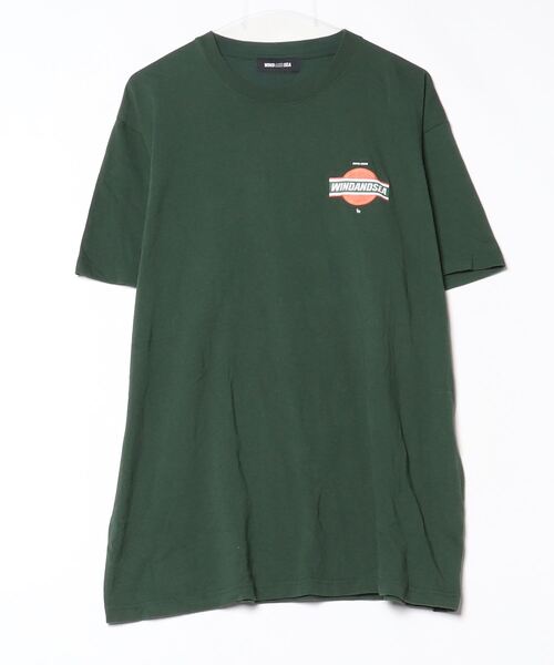WIND AND SEA Tシャツ ライトグリーン WIND AND SEA 「WIND SEA」 半袖Tシャツ X-LARGE グリーン