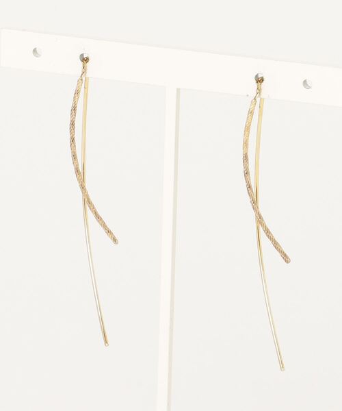 agete 「agete」 ピアス（両耳用） FREE ゴールド レディース