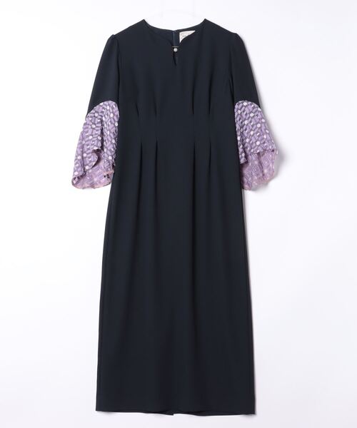 ships little black 「ships black」 長袖ワンピース ONE SIZE