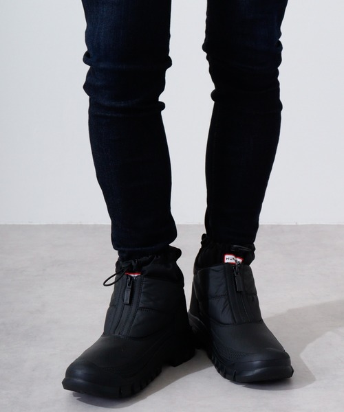 HUNTER（ハンター） ブーツ 25cm ブラック メンズ : ZOZOTOWN Yahoo!店