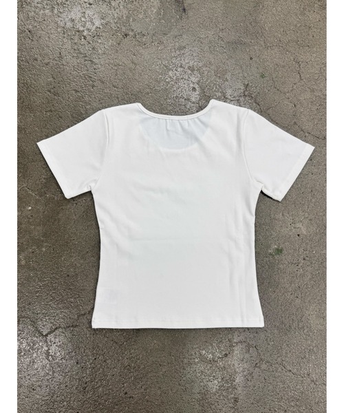 EGOIST（エゴイスト） tシャツ ラインストーンロゴTシャツ レディース