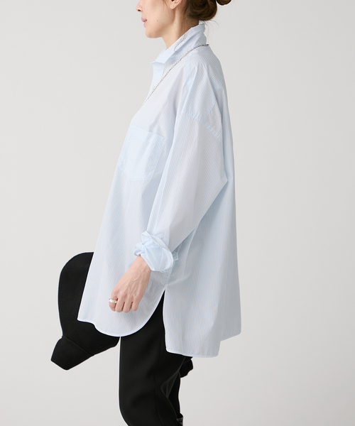 TICCA（ティッカ） ブラウス シャツ プレミアムスクエアビッグシャツ