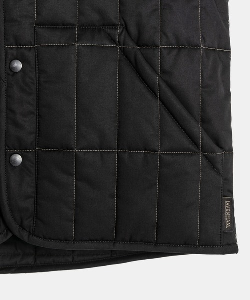 LAVENHAM メンズ　ジレ　サイズS　Black LAVENHAM（ラベンハム） ベスト ジレ Black Edition Zipped Gilet Mens
