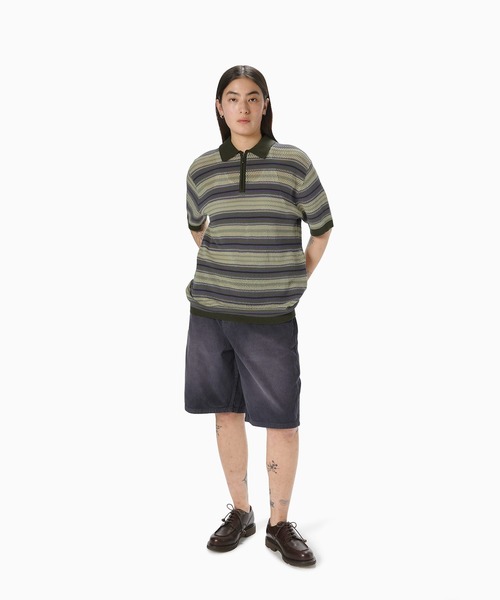 「thisisneverthat」 半袖ニット L グレー メンズ_画像7