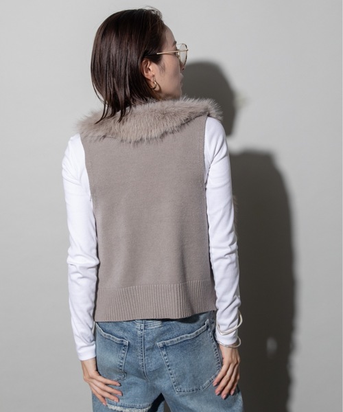 INÉD グレー ファーニットジレ サイズ9 000000003473-02-m.jpg?t=