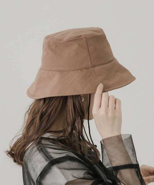 「SMELLY」 ハット - アイボリー レディース_画像6